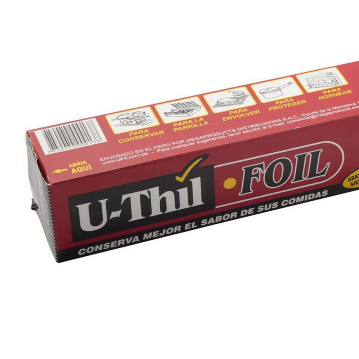 U THIL - Papel aluminio 16 m x 30 cm