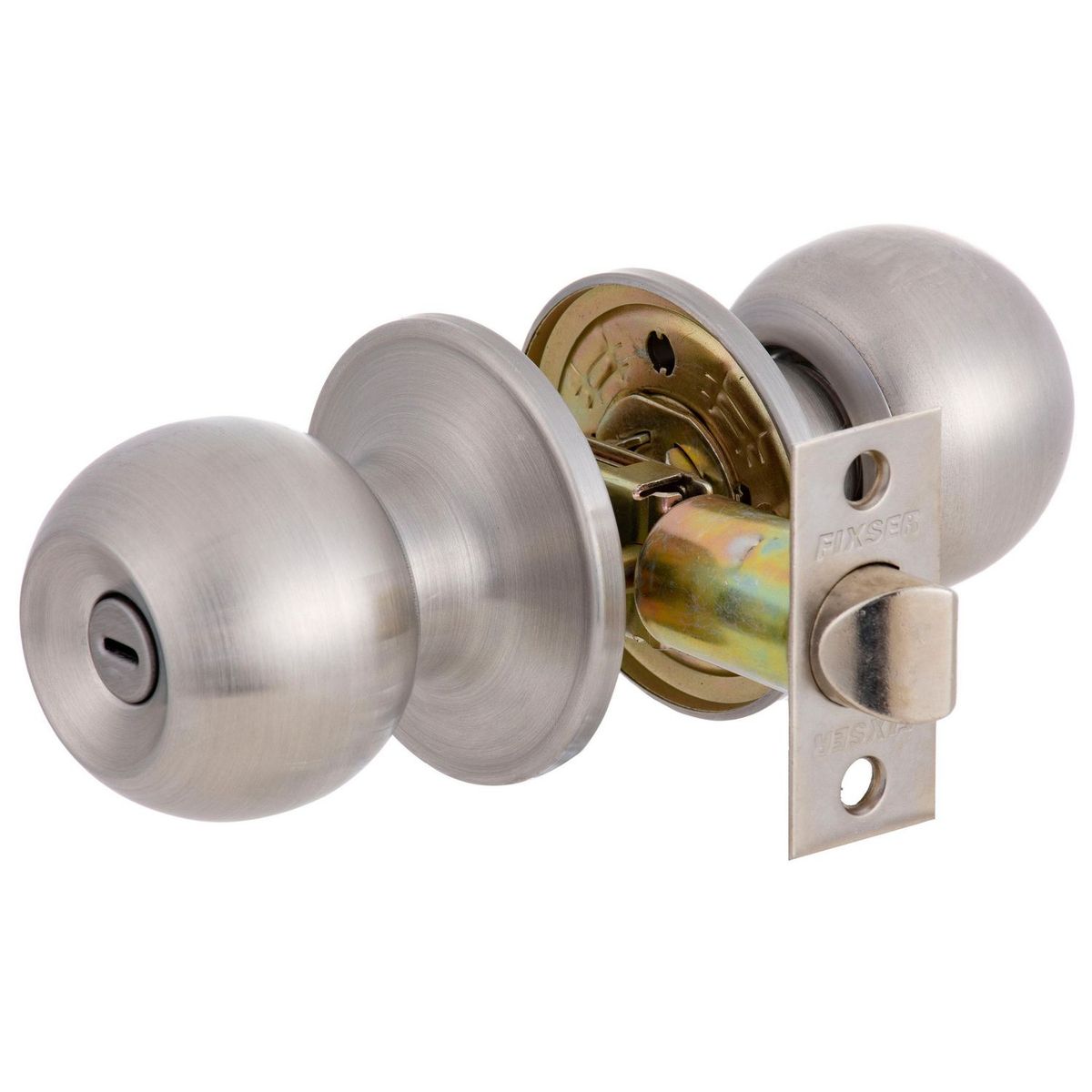 FIXSER - Cerradura de Pomo Baño Acero