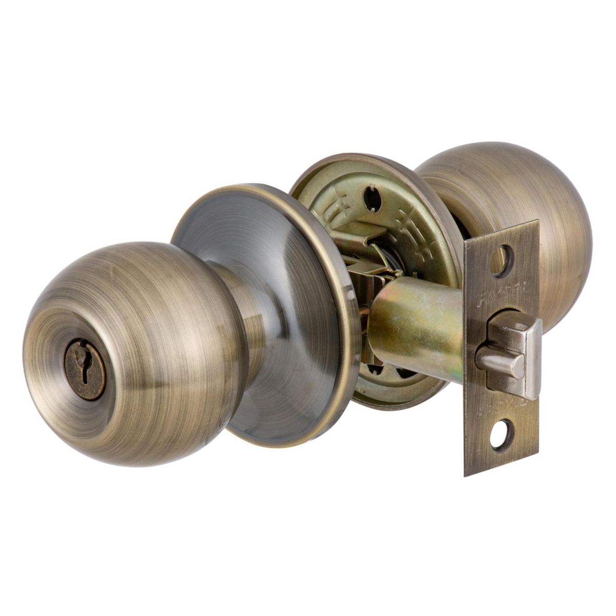 FIXSER - Cerradura de Pomo Principal Bronce