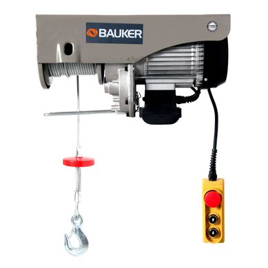 Tecle elctrico 1600W 1 Tonelada Bauker 
