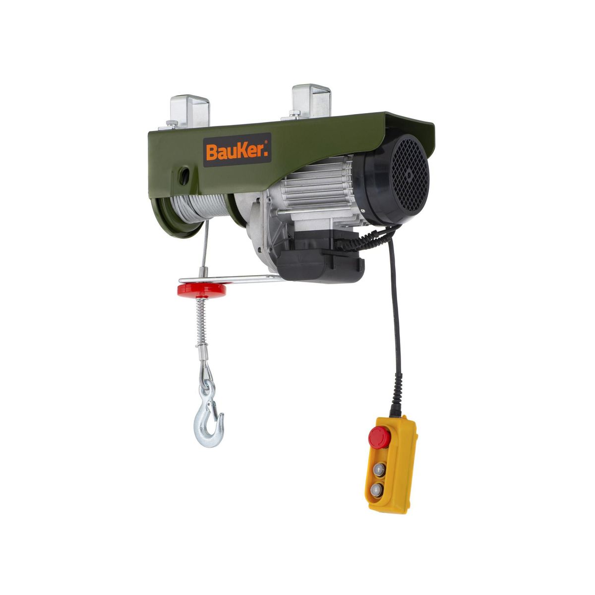 BAUKER - Tecle eléctrico 1600W 1 Tonelada Bauker