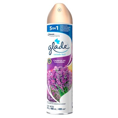 Ambientador Glade En Spray Campos De Lavanda 400Ml