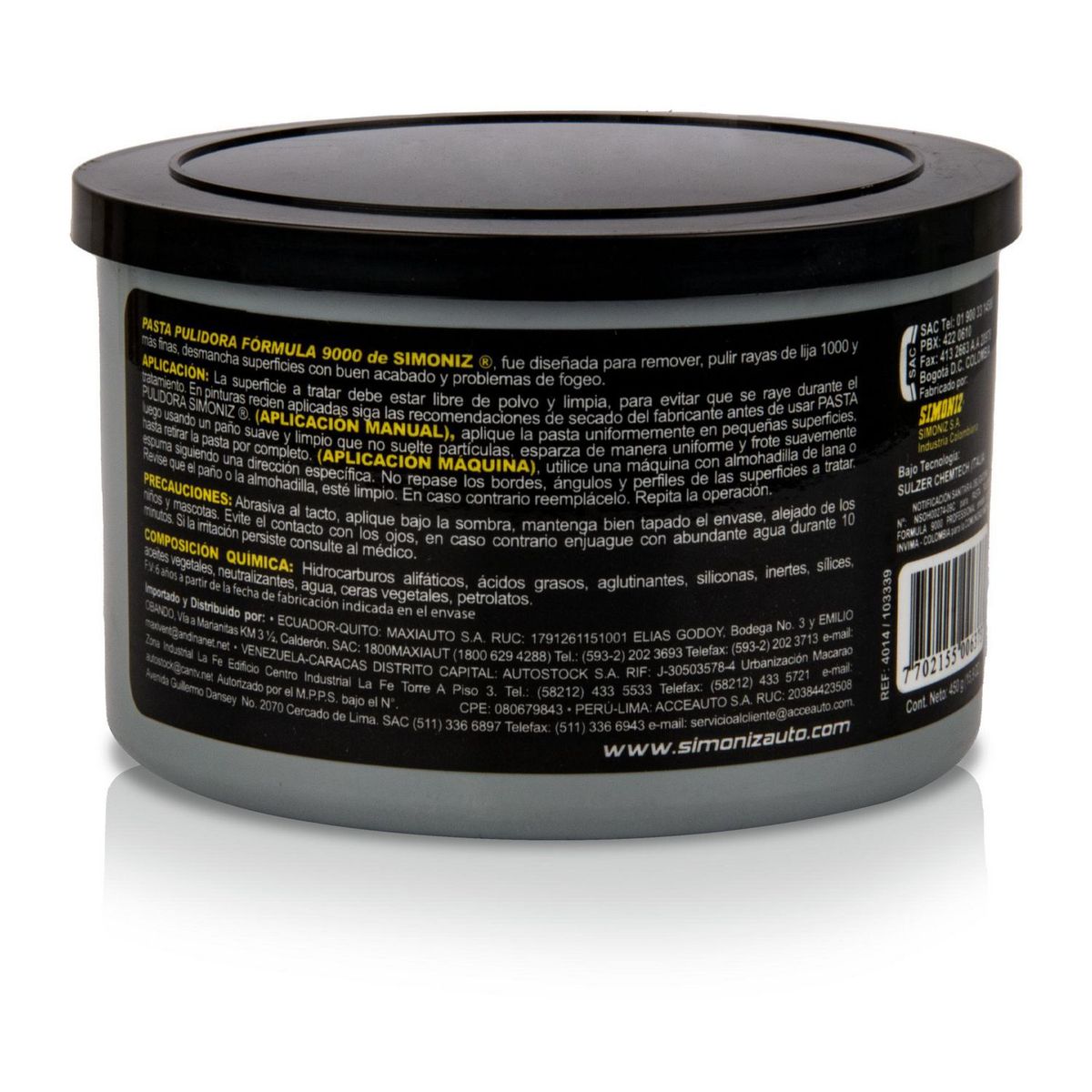 SIMONIZ - Pasta Pulidora para Autos Simoniz 450 gr