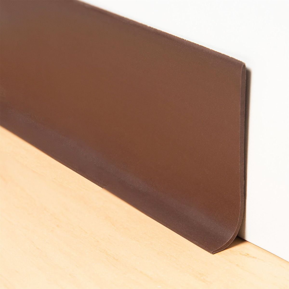 PISOPAK - Zócalo Vinílico Marrón 100 x7.62cm por Metro Lineal