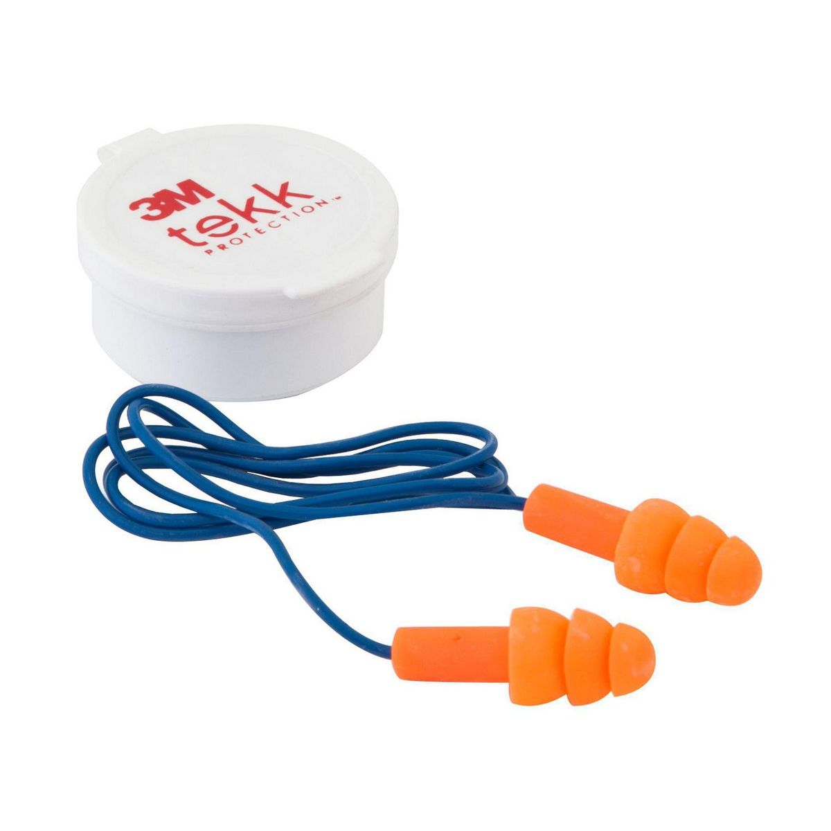 3M - Tapones Auditivos Reutilizable 3M con Cordón 3 pares