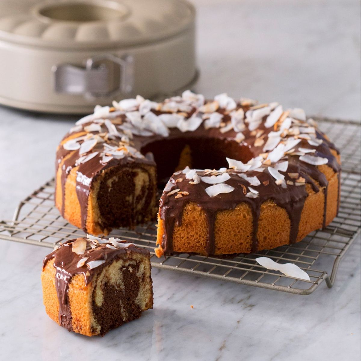 ILKO - Molde Doble Fondo Antiadherente 26 cm Gold