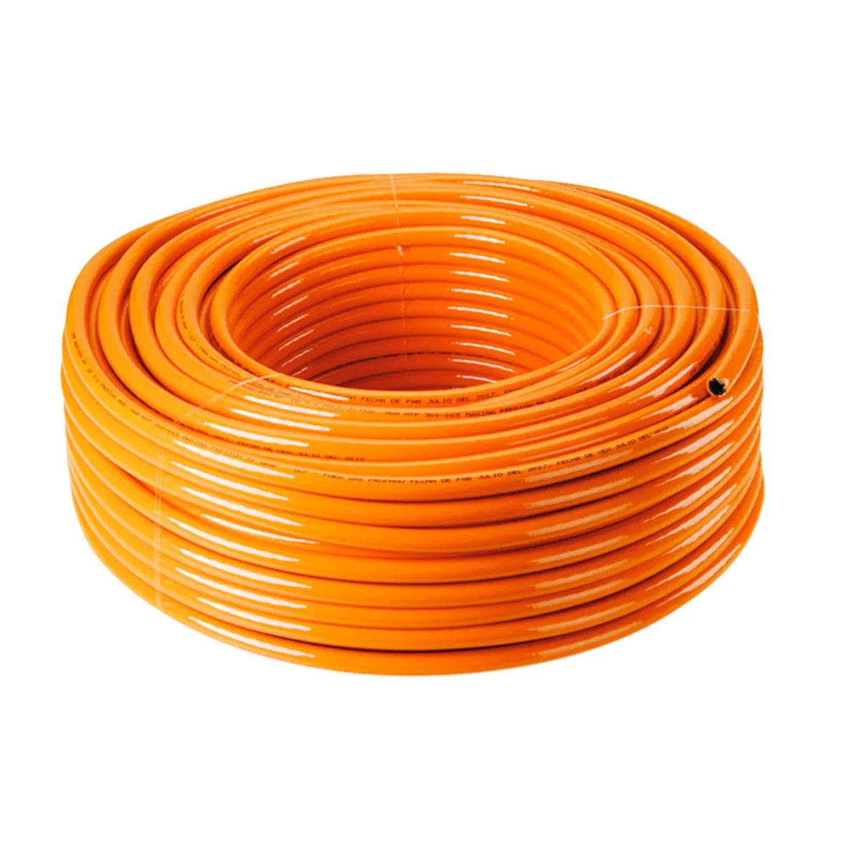 GENERICO - Manguera Gas 3/8" Naranja por Metro Lineal