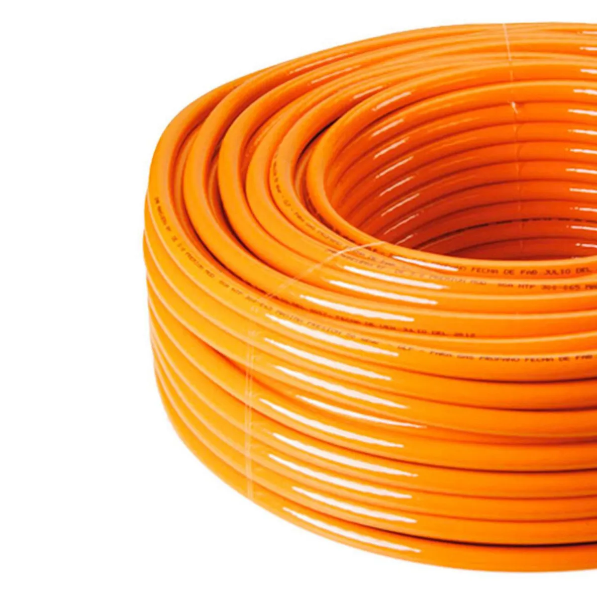 GENERICO - Manguera Gas 3/8" Naranja por Metro Lineal