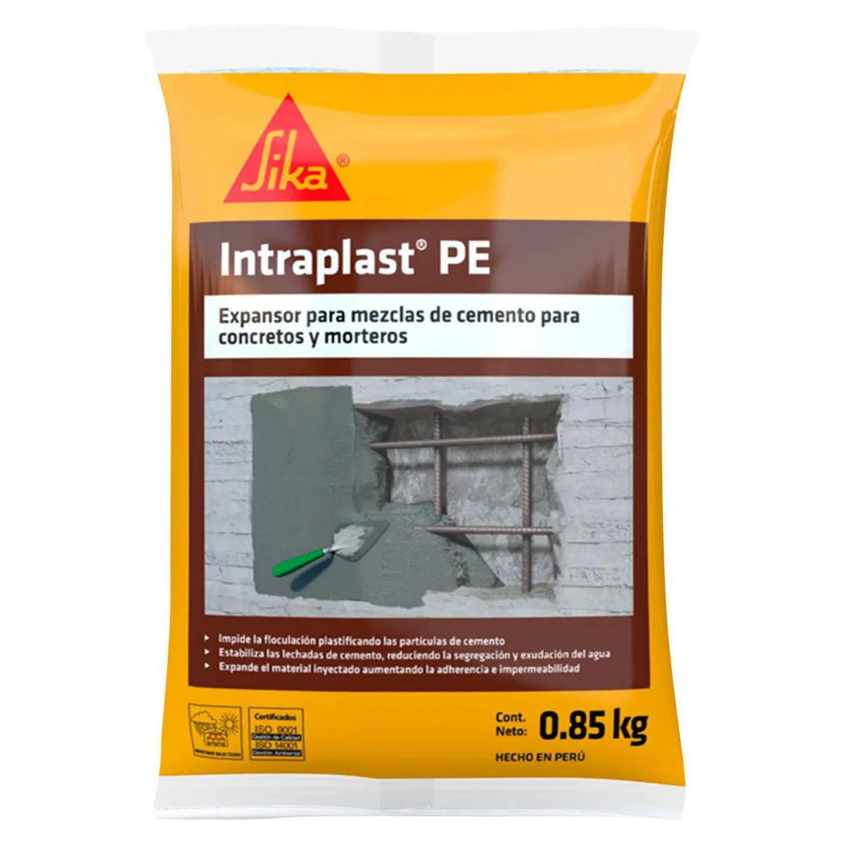 SIKA - Expansor Para Mezcla de Concreto y Mortero Sika Intraplast x 850gr