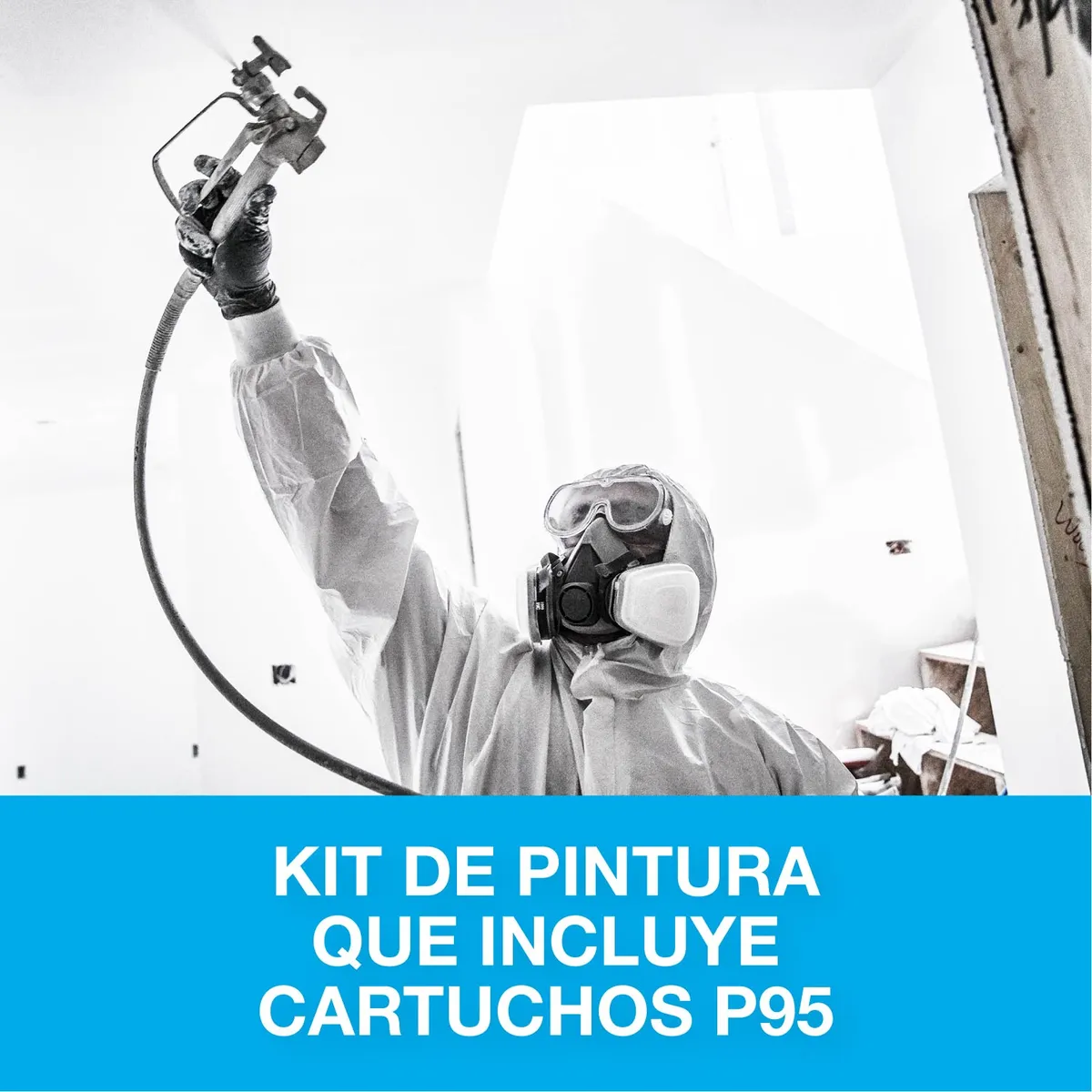 3M - Respirador para Pintura Media Cara 3M Doble Vía 6211