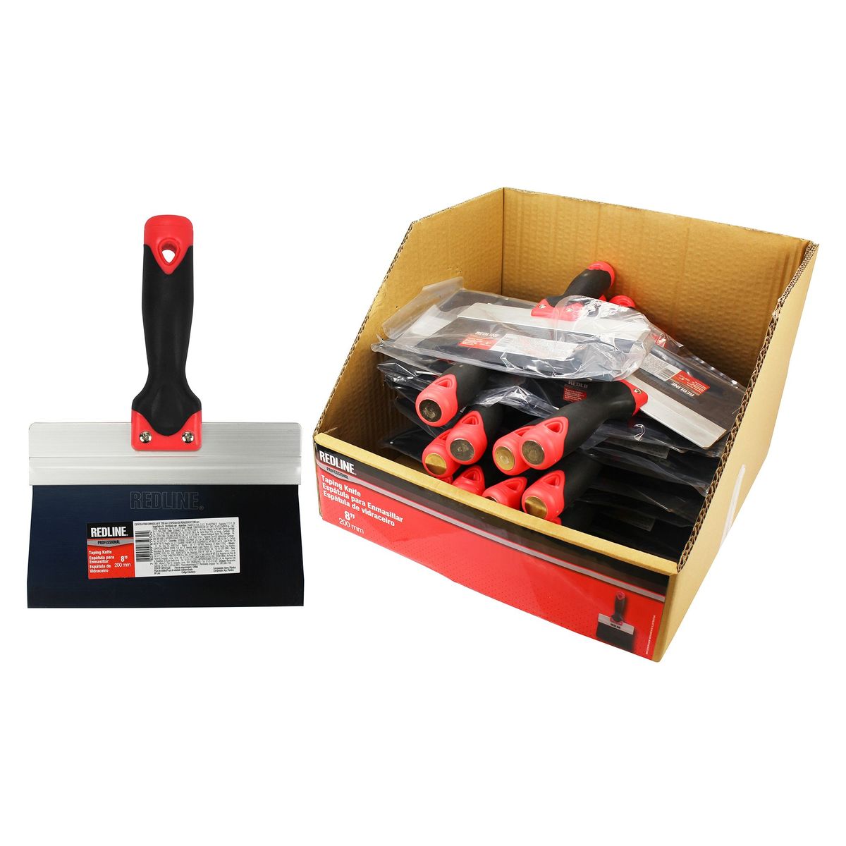 Espatula Drywall 8", marca REDLINE - Foto 2