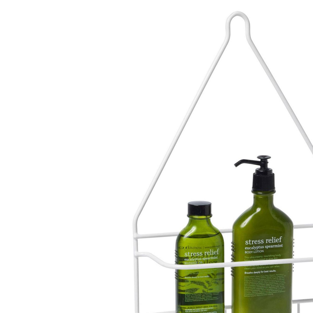 FQ - Organizador de Baño 2 Repisas Metalico Blanco