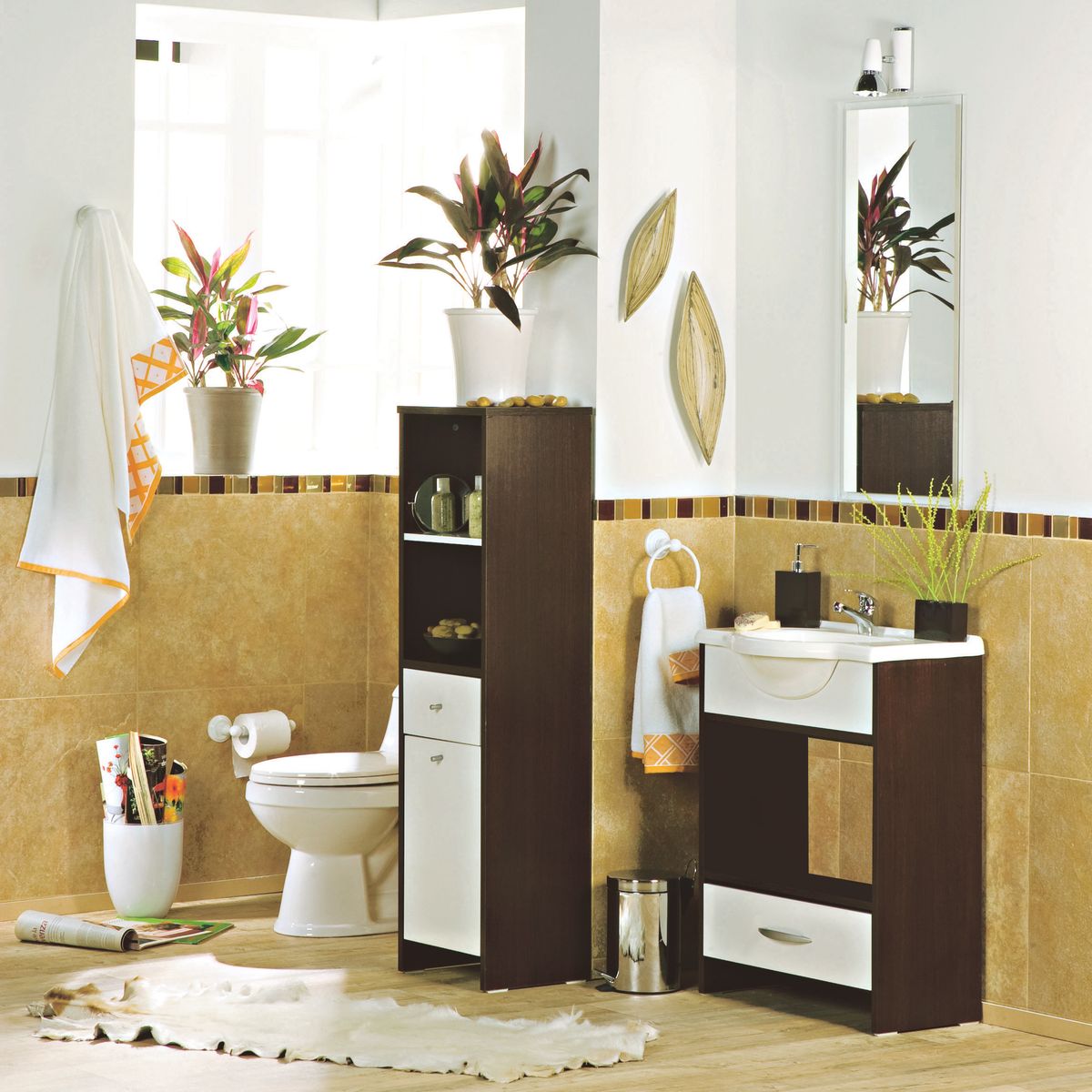 JUST HOME COLLECTION - Papelera con Pedal 5L