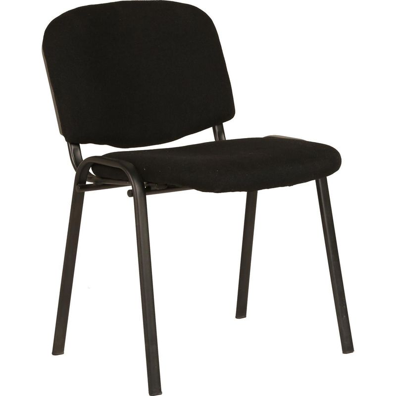 JUST HOME COLLECTION - Silla de Oficina fija Iso Negro
