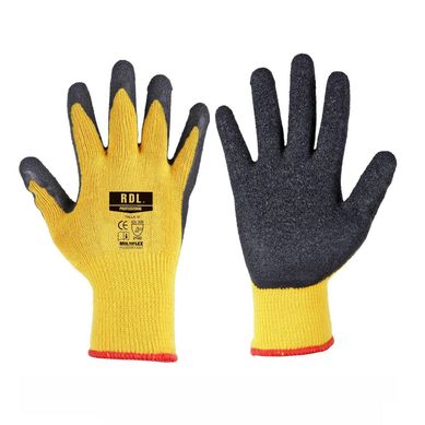 Guantes Multiflex de Ltex Amarillo Pack x 6 pares Talla L