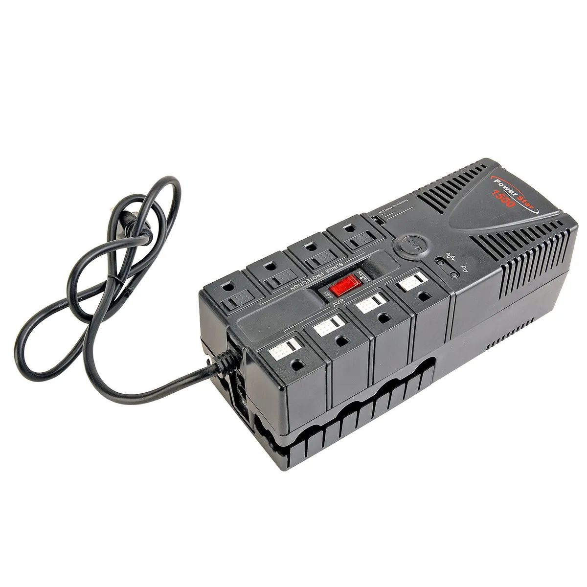 APOLLO - Estabilizador 8 Tomas 1500VA 1200W