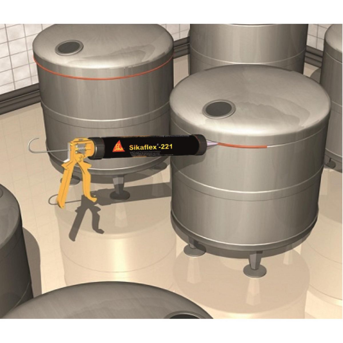 SIKA - Sikaflex 221 Multipropósito Para Carrocerías Blanco 300Ml