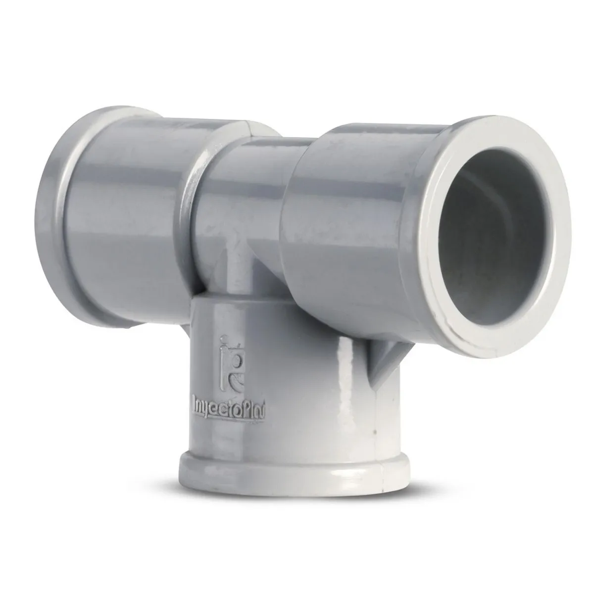 PLASTICA - Tee 1/2" PVC con rosca Plastica 