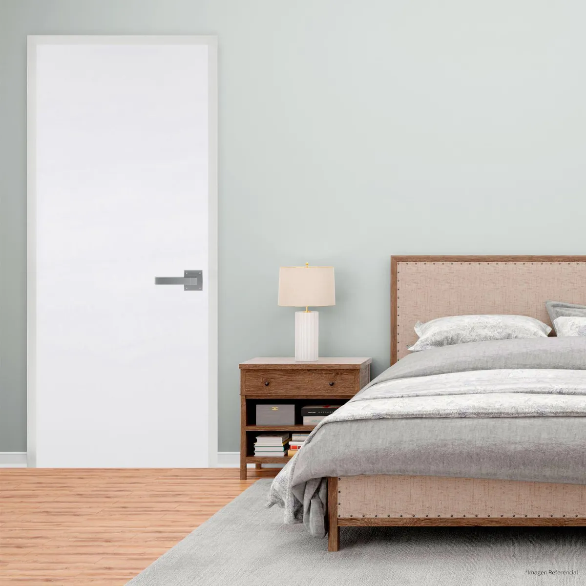 DIMFER - Puerta Interior HDF Lisa Blanco