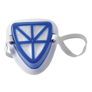 Respirador de Plstico Econmico Azul