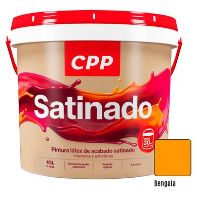 Pintura CPP Ltex Satinado Bengala 1GL