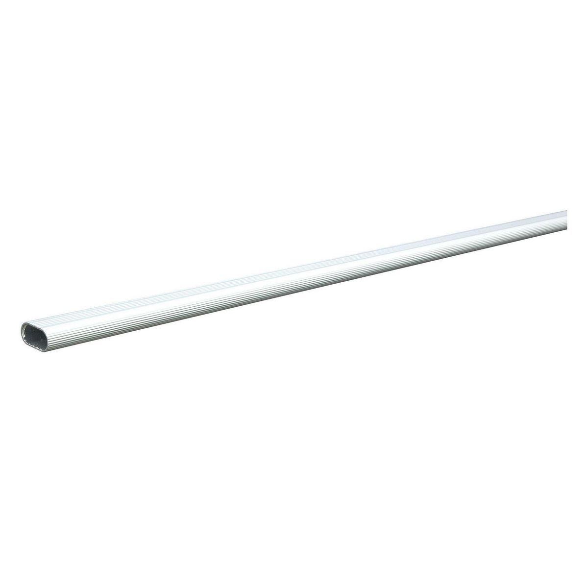 ZENDER - Tubo Metálico Ovalado Aluminio 3 m.