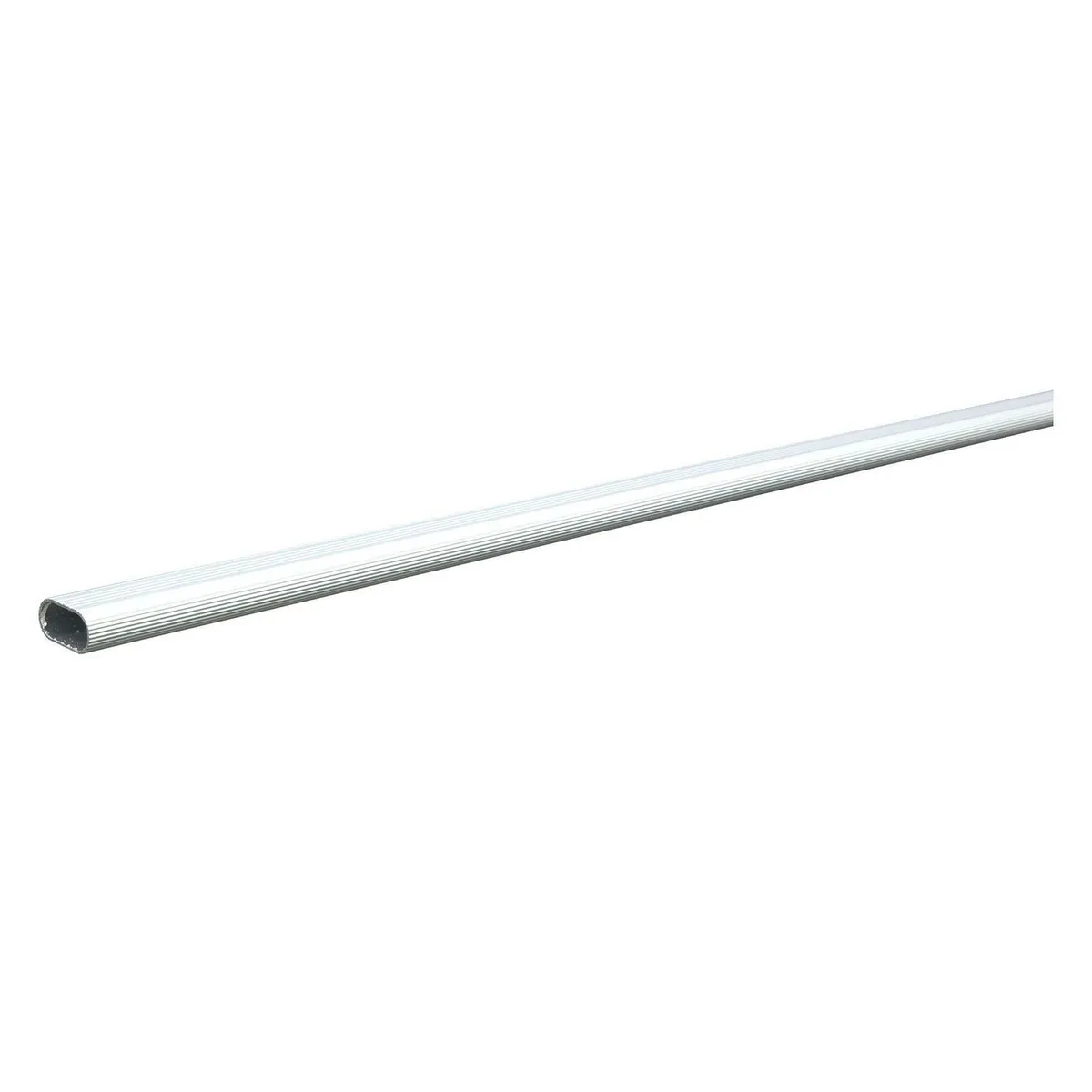 ZENDER - Tubo Metálico Ovalado Aluminio 3 m.