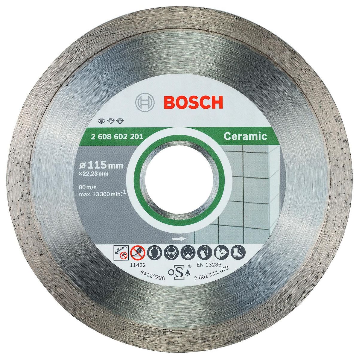 BOSCH - Disco Diamantado Continuo para concreto 4 1/2" Bosch