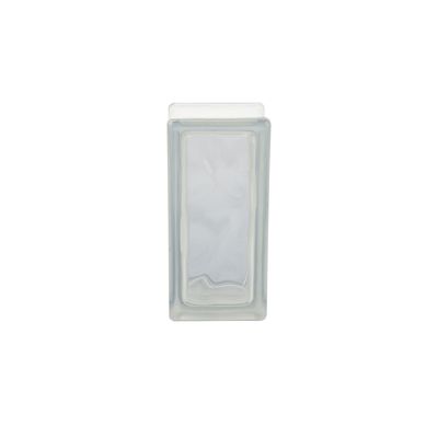 Medio Block de Vidrio Olas 19 x 9 cm