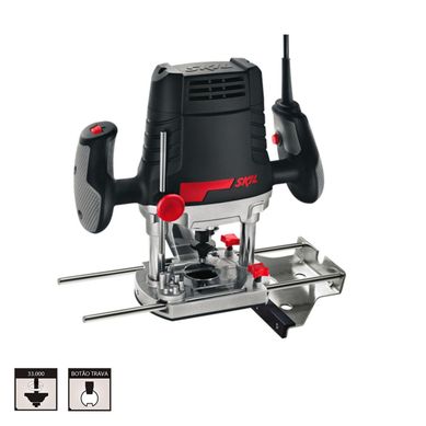 Fresadora Ruteadora 1100W 1831 + 6 Fresas + 3 Pinzas + Maletn Skil