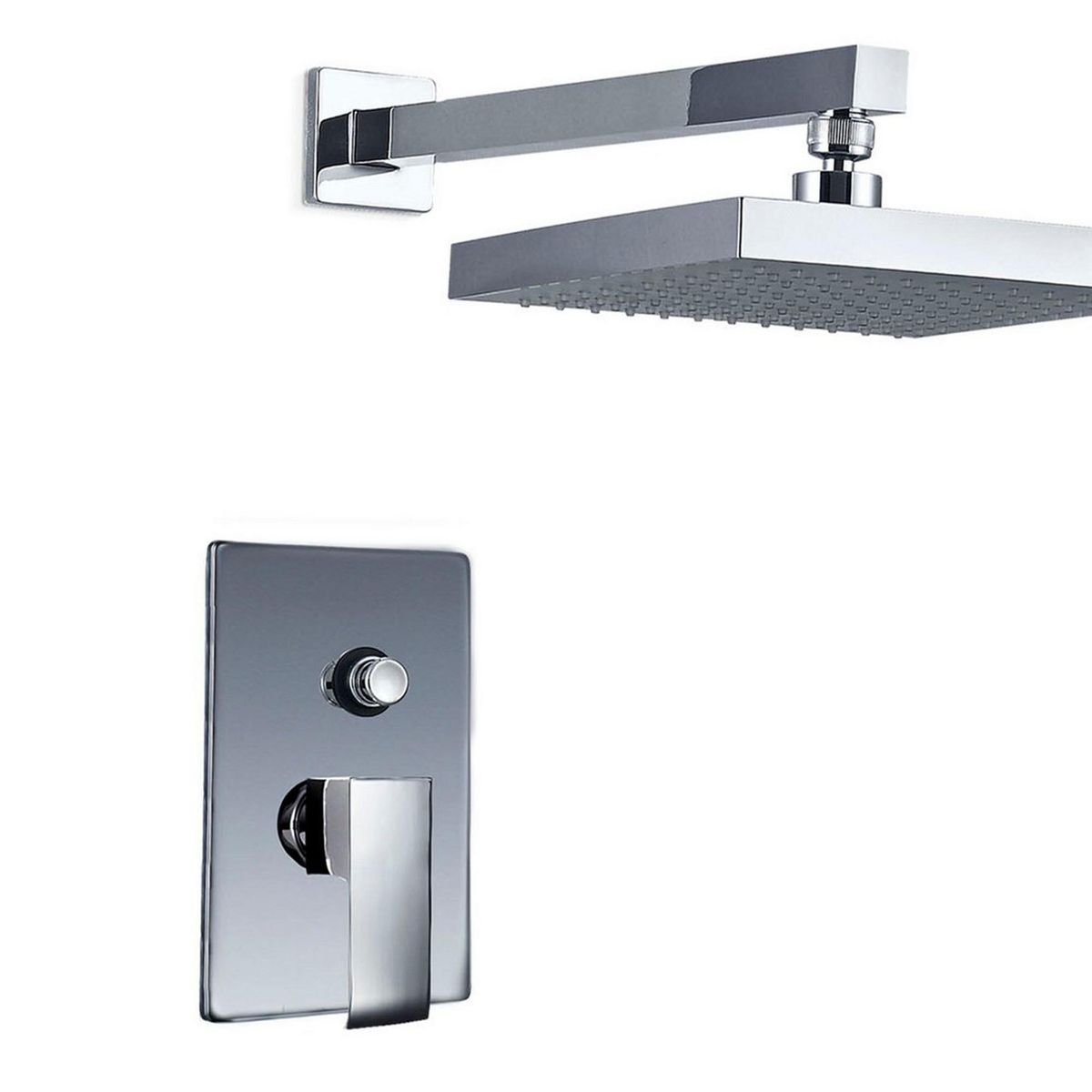 VAINSA - Mezcladora de Ducha Minimalista Square Cromado