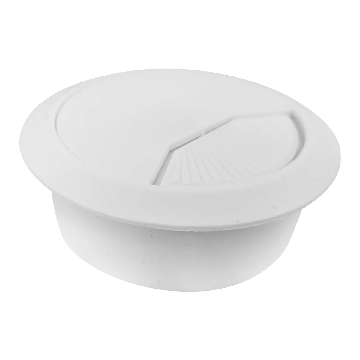 ZENDER - Pasacable de Mesa 60 mm. Blanco