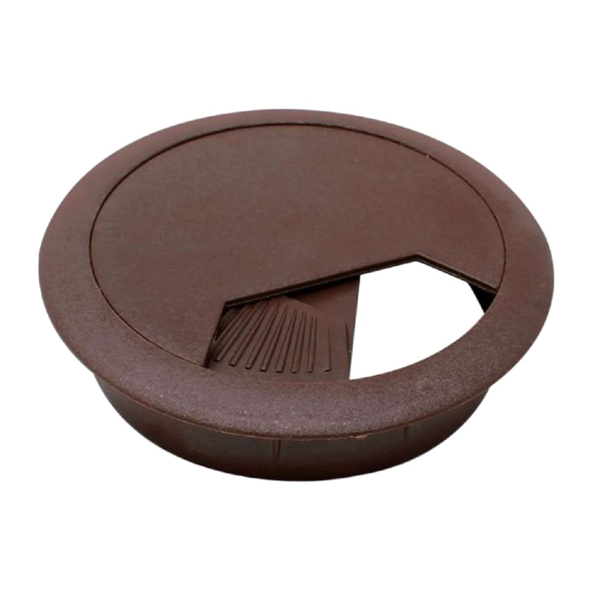 ZENDER - Pasacable de Mesa 60 mm. Marrón