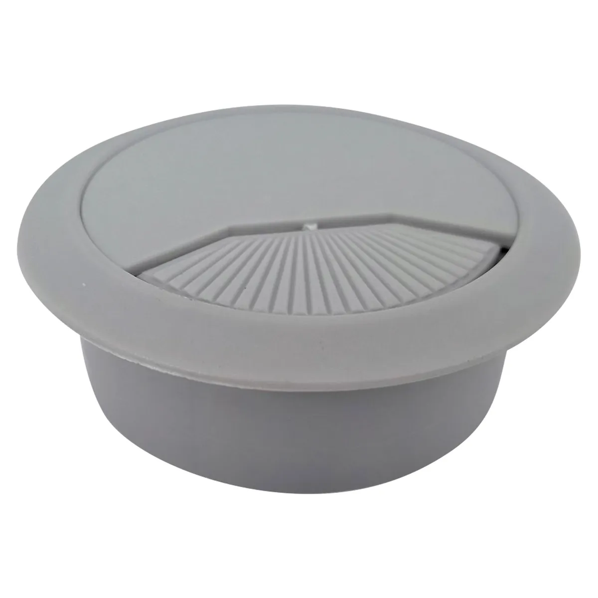 ZENDER - Pasacable de Mesa 60 mm. Gris