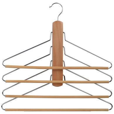 Set x4 Colgadores de Ropa Plegables de Madera
