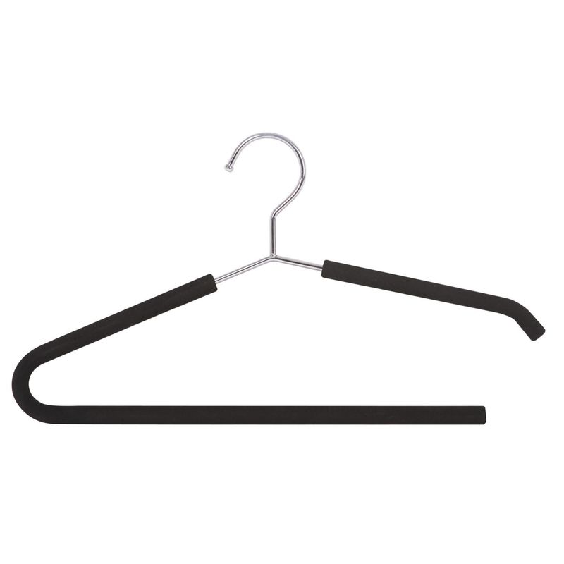 JUST HOME COLLECTION - Colgador de Pantalón Antideslizante Negro