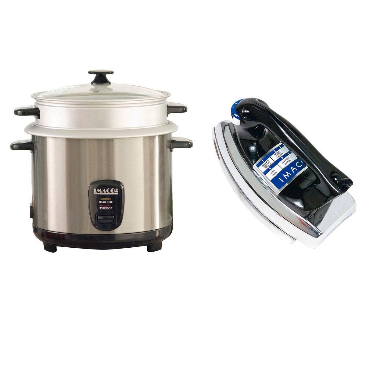 IMACO - Combo Olla arrocera + Plancha