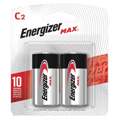 Pack de 2 Pilas Alcalinas Energizer Tipo C 1.5V