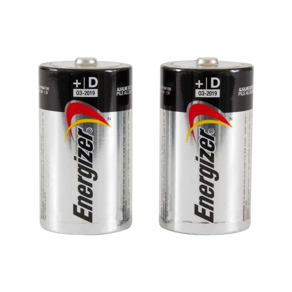 ENERGIZER - Pack de 2 Pilas Alcalinas Energizer Tipo D 1.5V