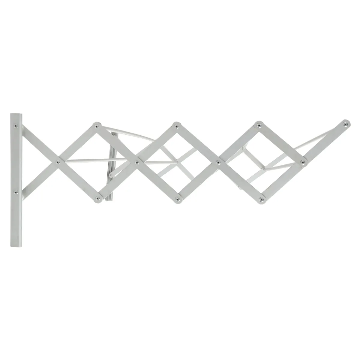 GASPY - Tendedero de Ropa de Pared Plata 100 cm.