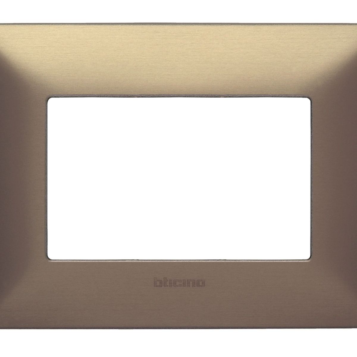 BTICINO - Placa Triple Matix Titanio