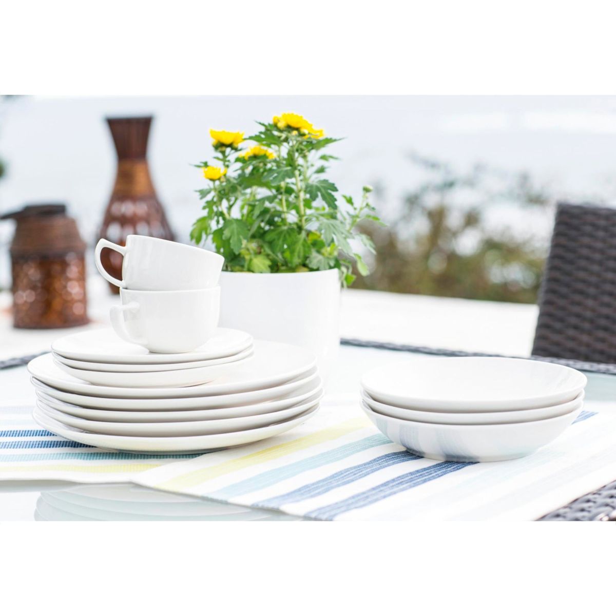 CASA BONITA - Set de vajilla redondo 30 piezas