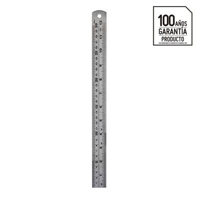 Regla De Acero Inoxidable 30 cm Redline