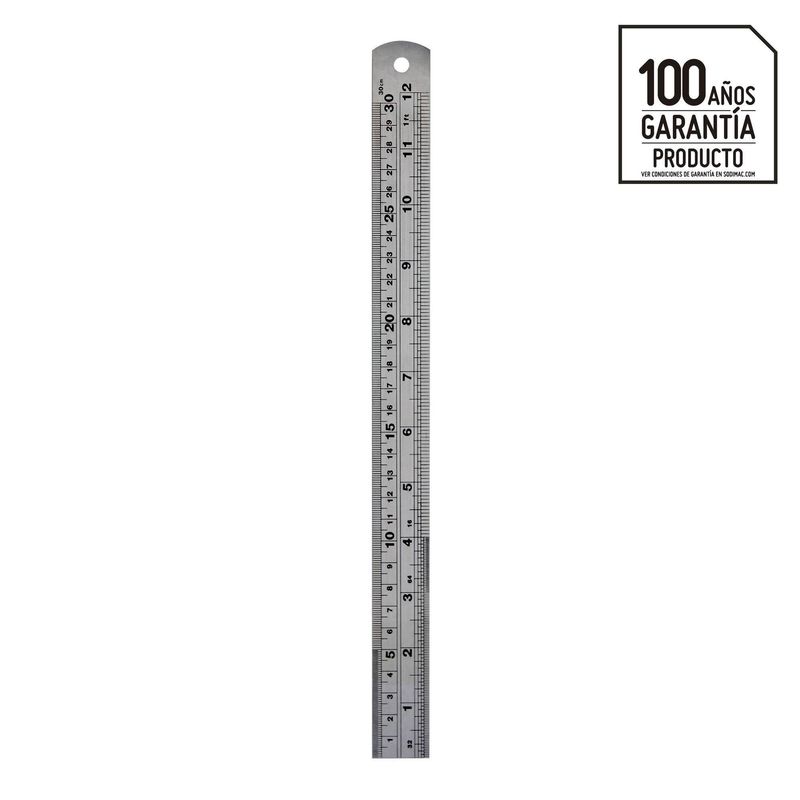 REDLINE - Regla De Acero Inoxidable 30 cm Redline