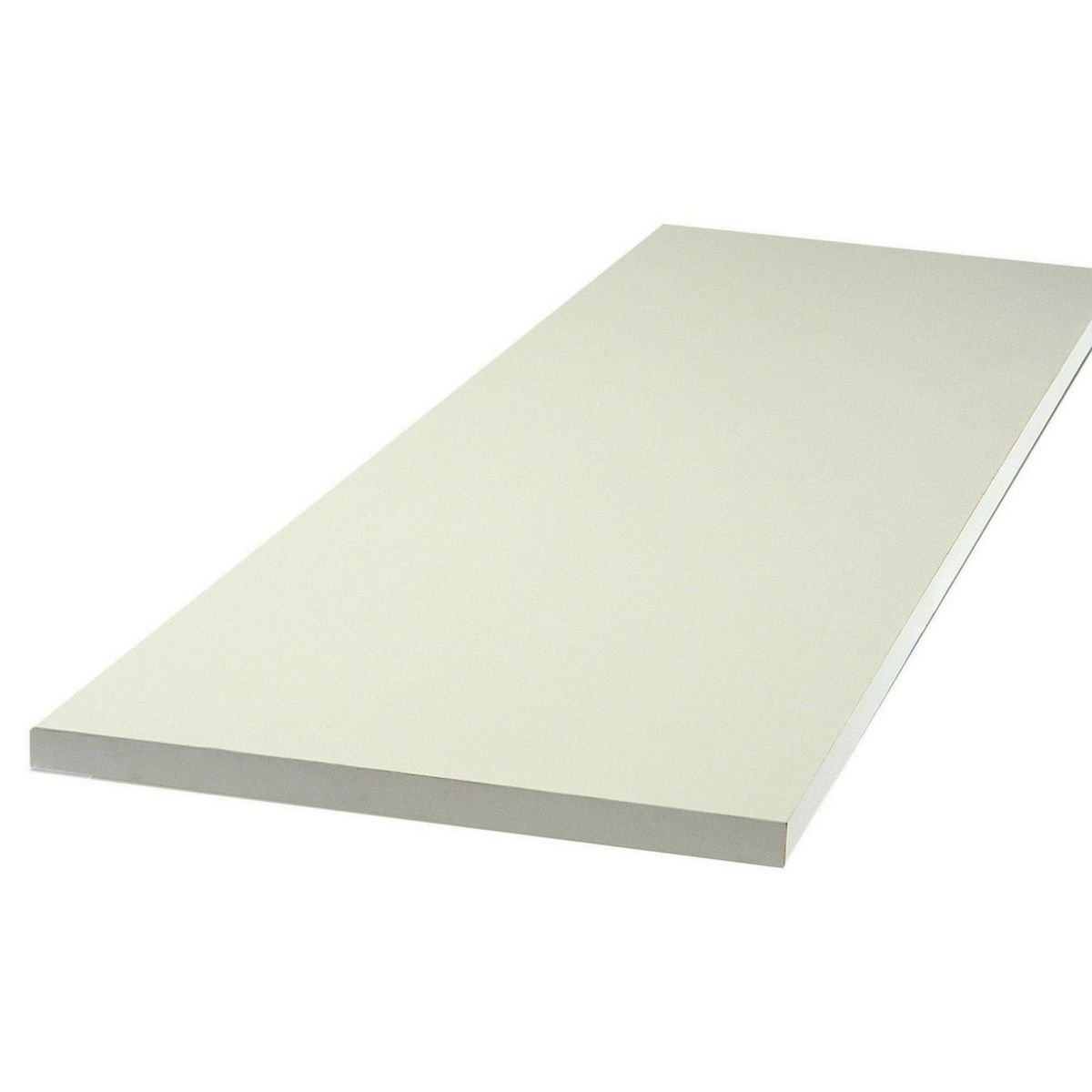 PISOPAK - Repisa Melamina Blanco 25x90cm