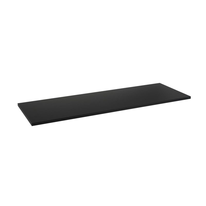 PISOPAK - Repisa Melamina Negro 30x90cm