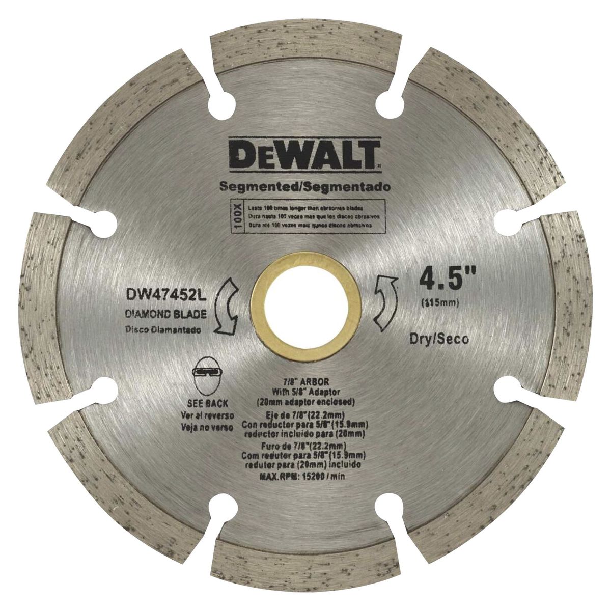 DEWALT - Disco Diamantado Segmentado 4 1/2" Dewalt