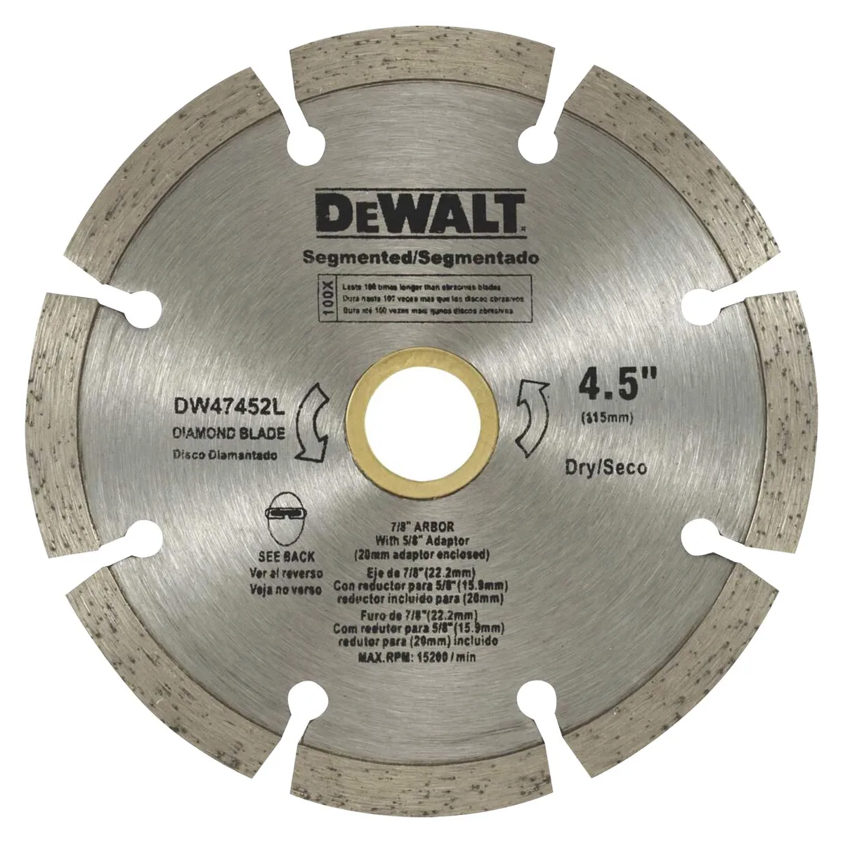 DEWALT - Disco Diamantado Segmentado 4 1/2" Dewalt