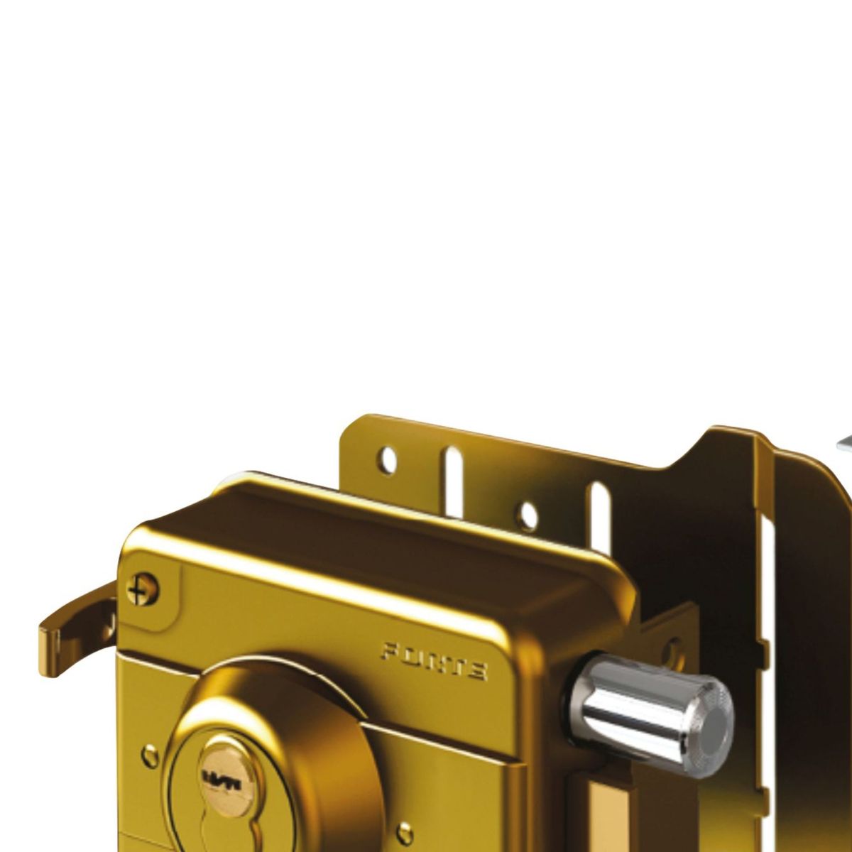 FORTE - Cerradura Alta Seguridad 840 Dorada