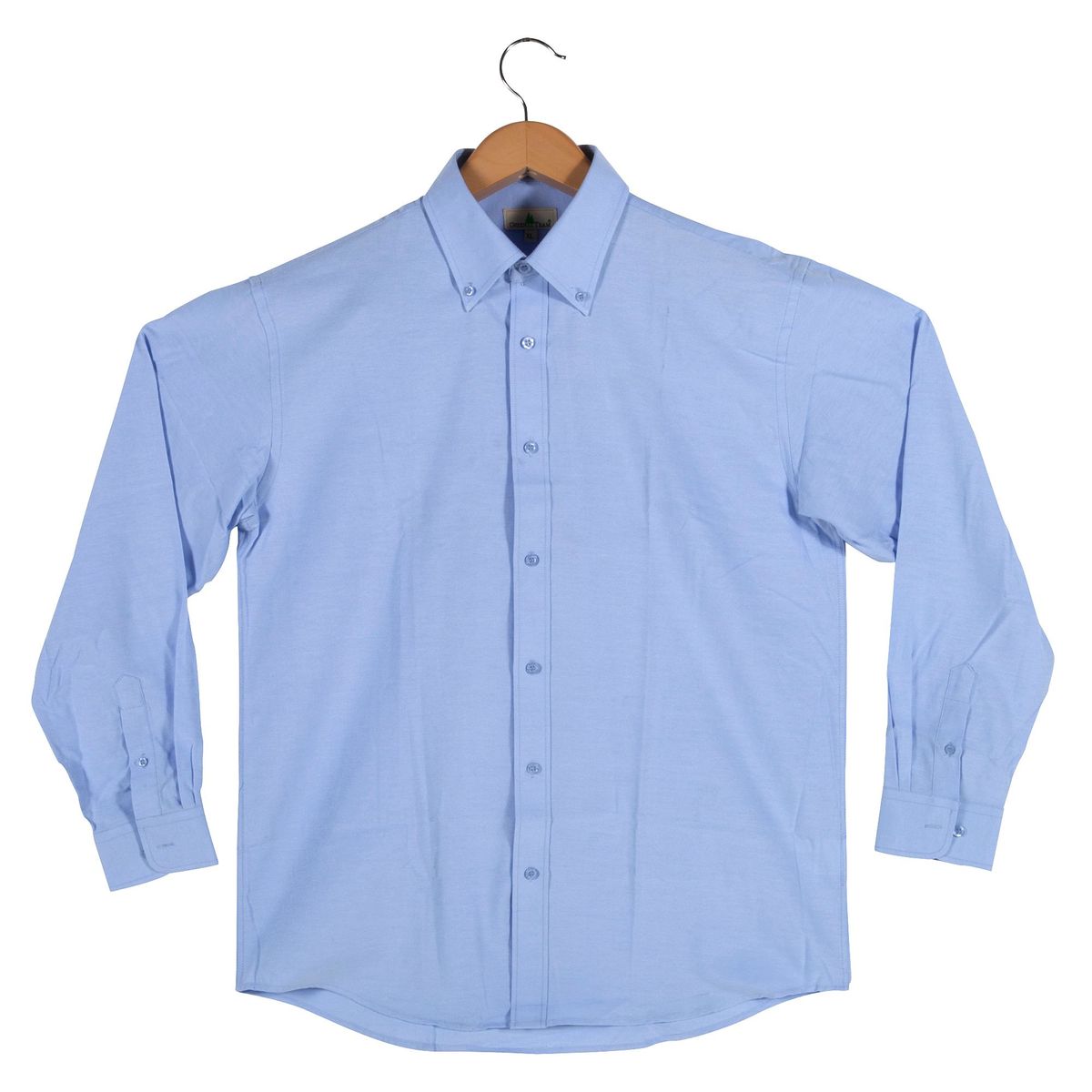 GREEN TEAM - Camisa Oxford Celeste